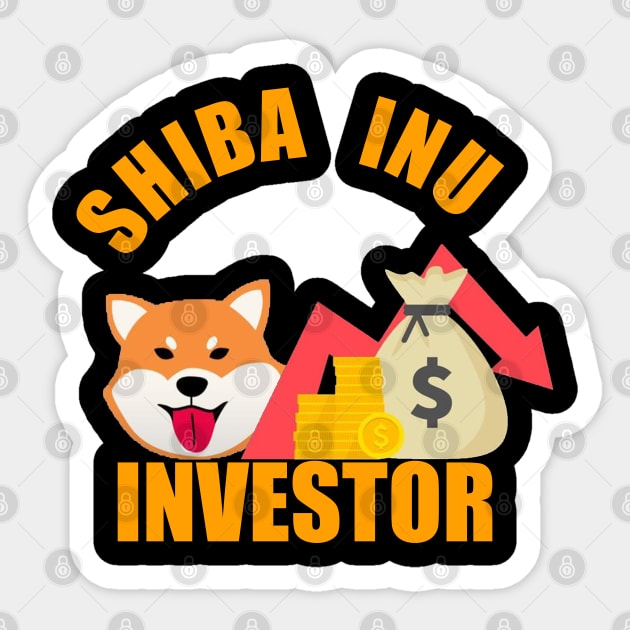 Shiba Inu Investor Sticker by Proway Design